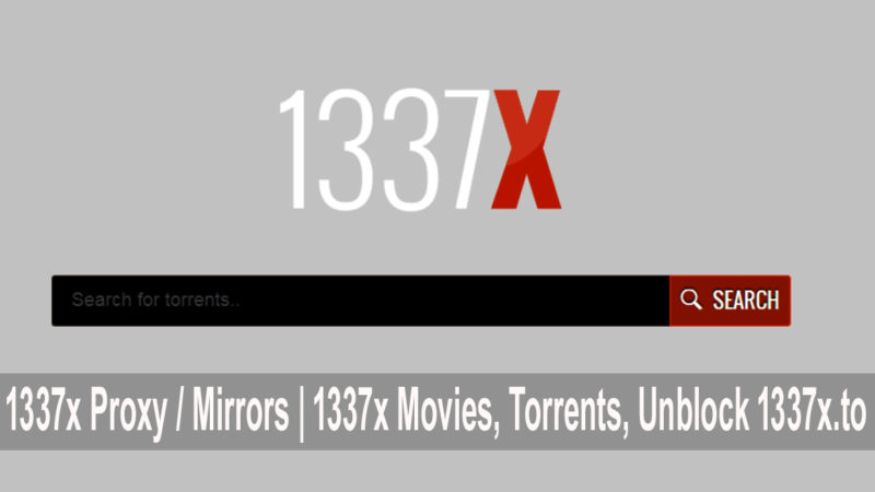 1337x Proxy | Latest Movies Torrents Sites Unblock 1337x Proxy